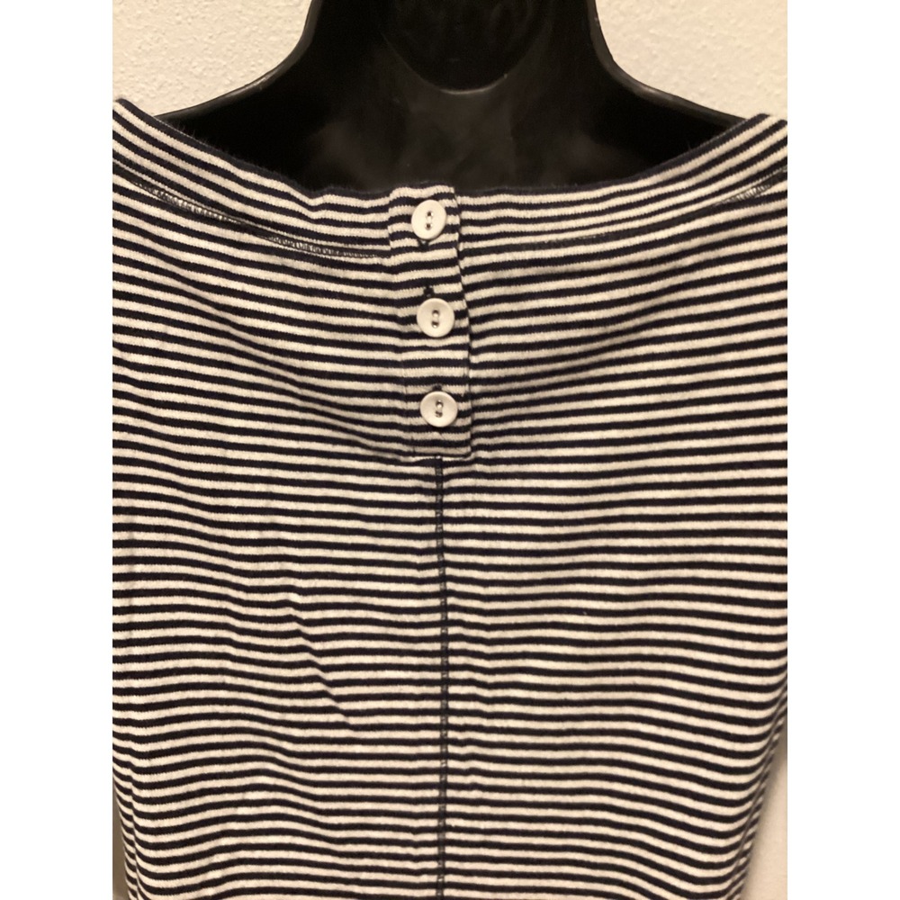Banana Republic Striped Boatneck 3/4 Sleeve‎ Dress Navy White XS - Picture 5 of 6